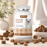 custom cat hairball control soft chews
