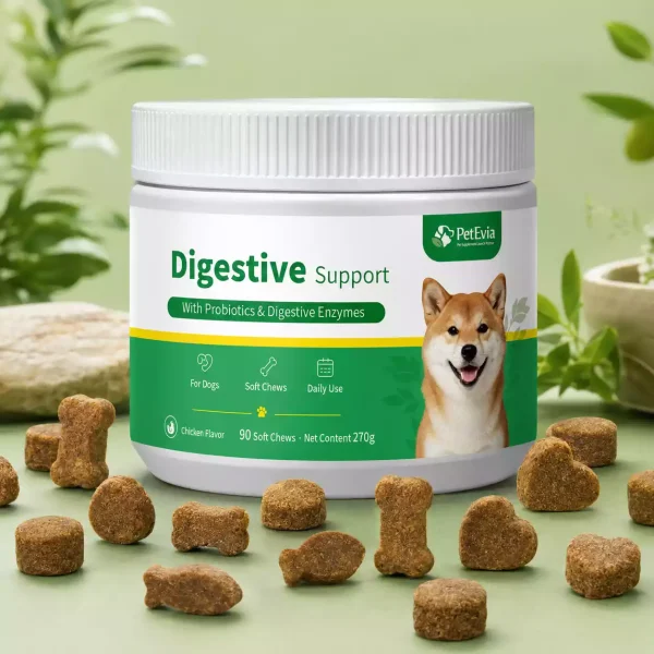 custom dog digestive health soft chews