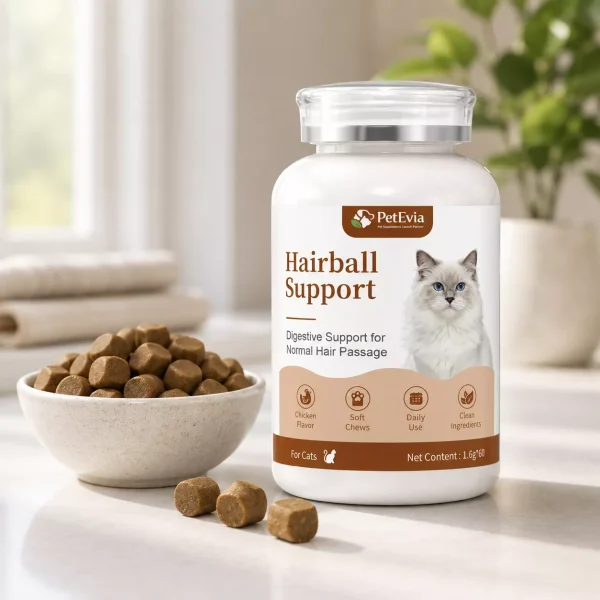 hairball control soft chews for cat