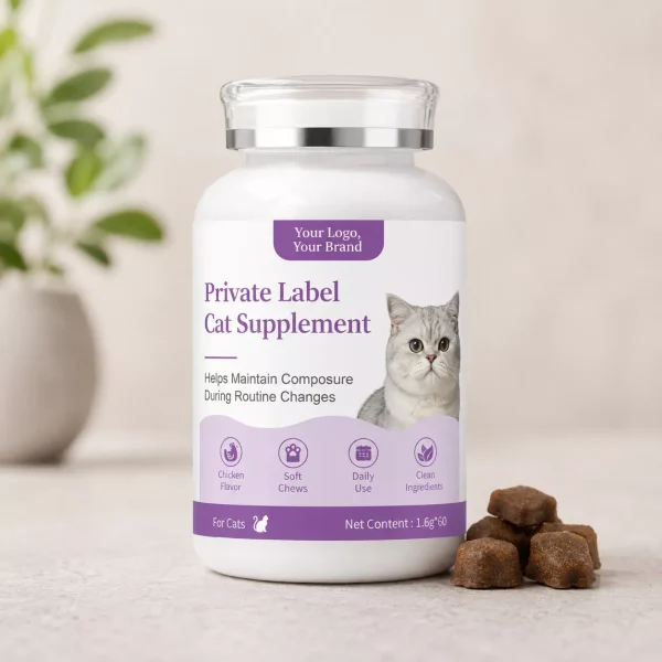 private label cat calming soft chews