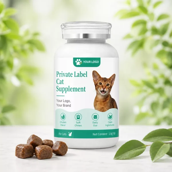 private label cat probiotic soft chews
