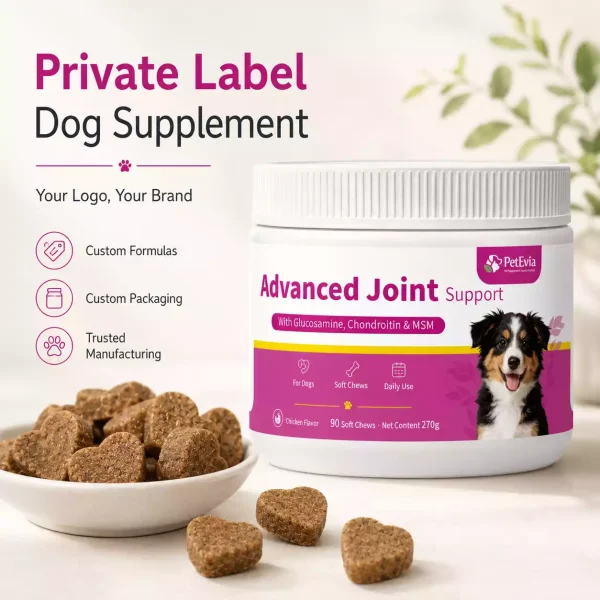 private label dog glucosamine chondroitin soft chews
