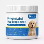 private label dog skin & coat soft chews